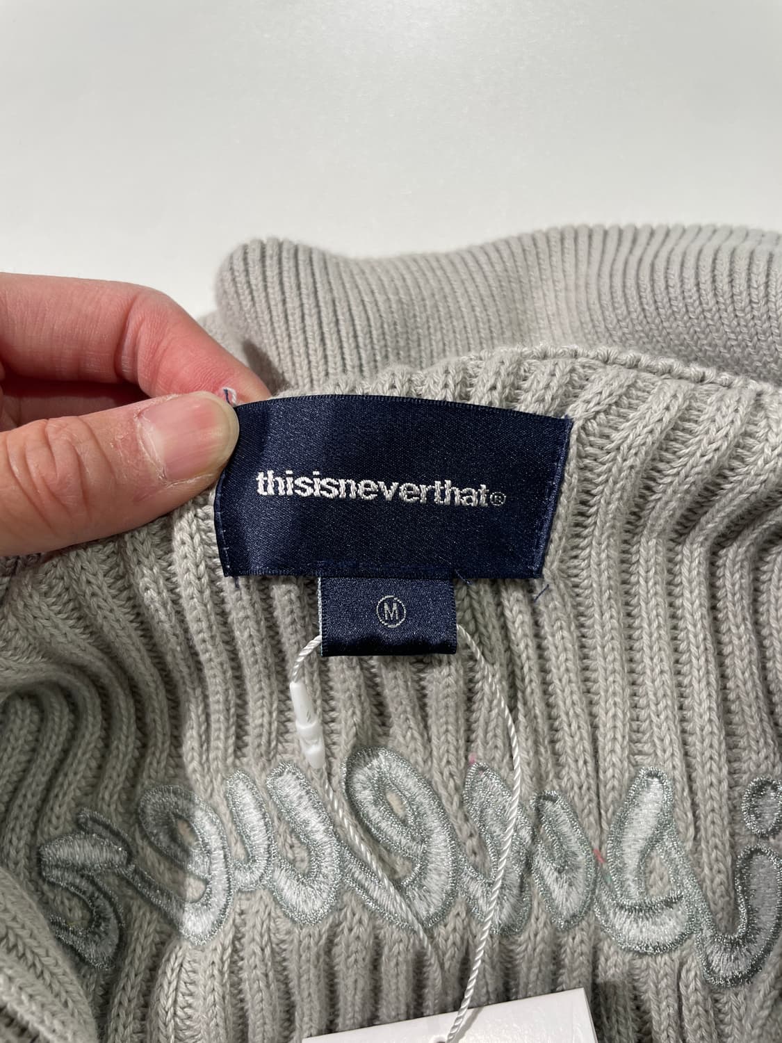 디스이즈네버댓 그레이 투 웨이 풀 집 가디건 상품이미지7