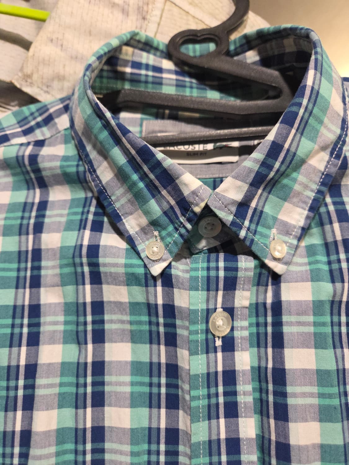 (100) 라코스테 남성체크셔츠 남방I폴로.아미.버버리.앤더슨벨.apc. 상품이미지4