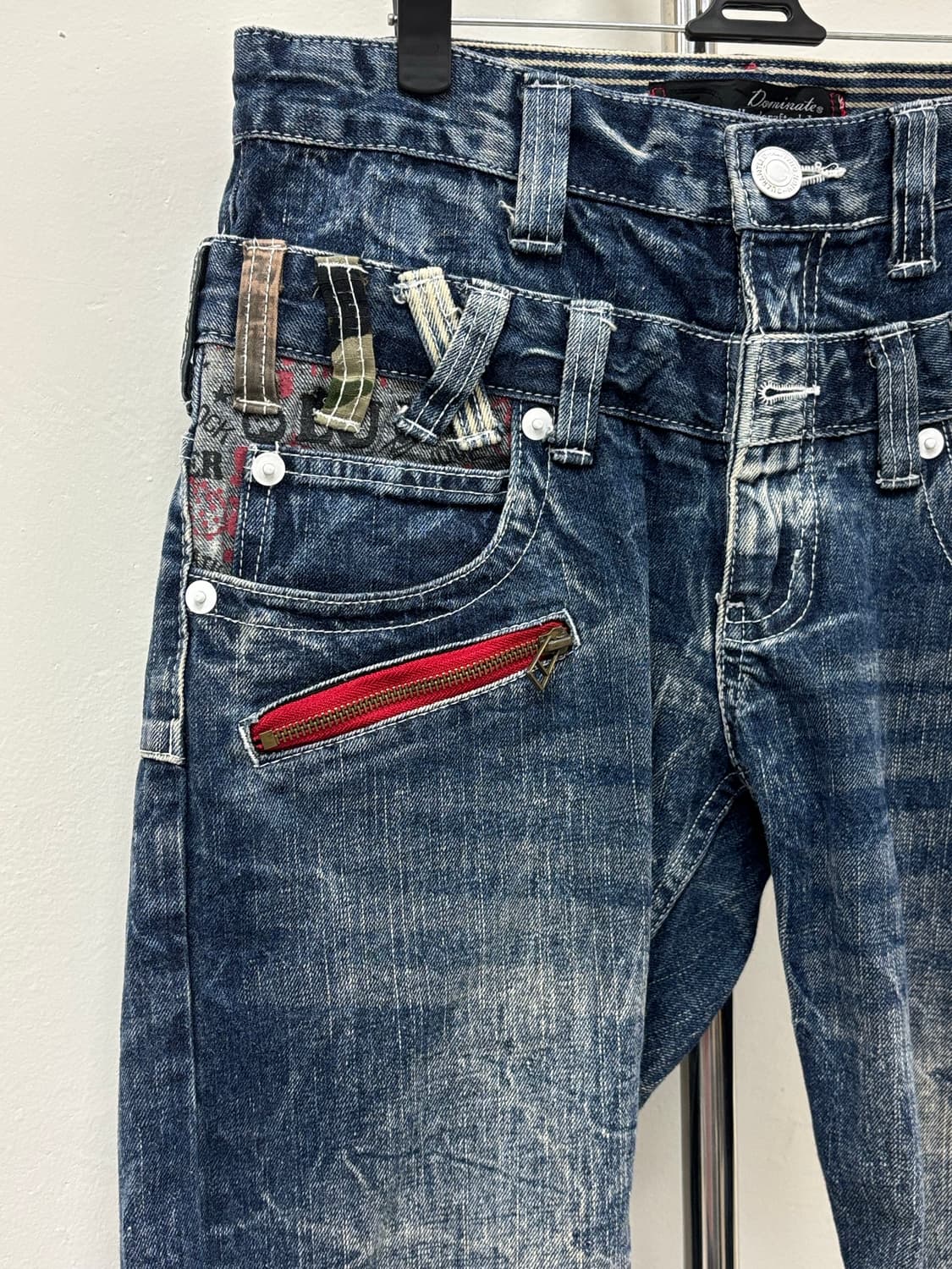 빈티지 키치 데님 팬츠 상품이미지5