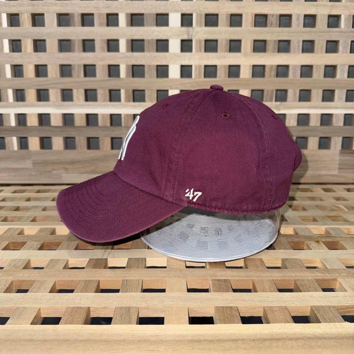 47 뉴욕 양키스 버건디 캡 상품이미지3