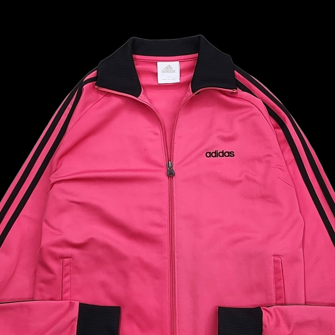 아디다스 빈티지 삼선 트랙탑 핑크 져지 상품이미지3