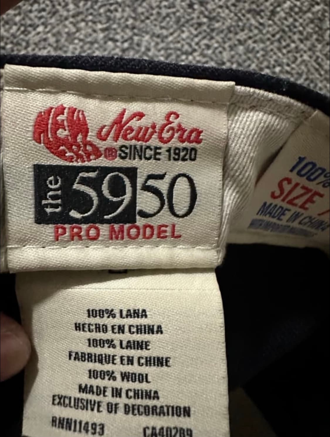 뉴에라 x 피어오브갓 사이즈캡 75/8 상품이미지4