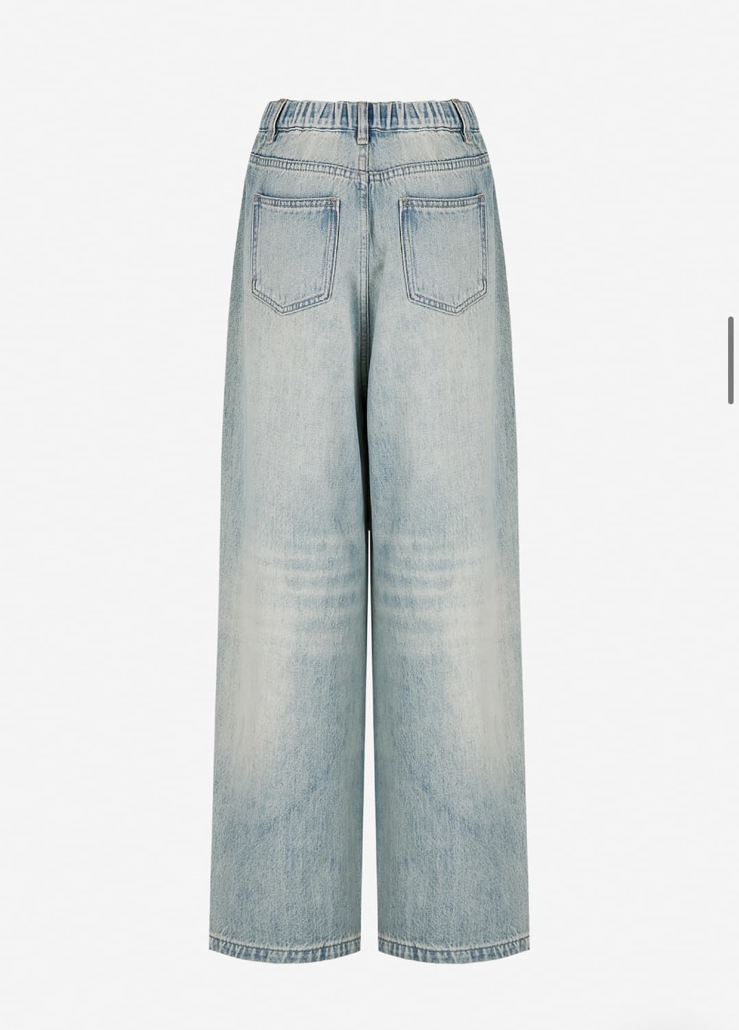 LANGER DIRTY B 아이스 컷팅 데님 진 상품이미지5