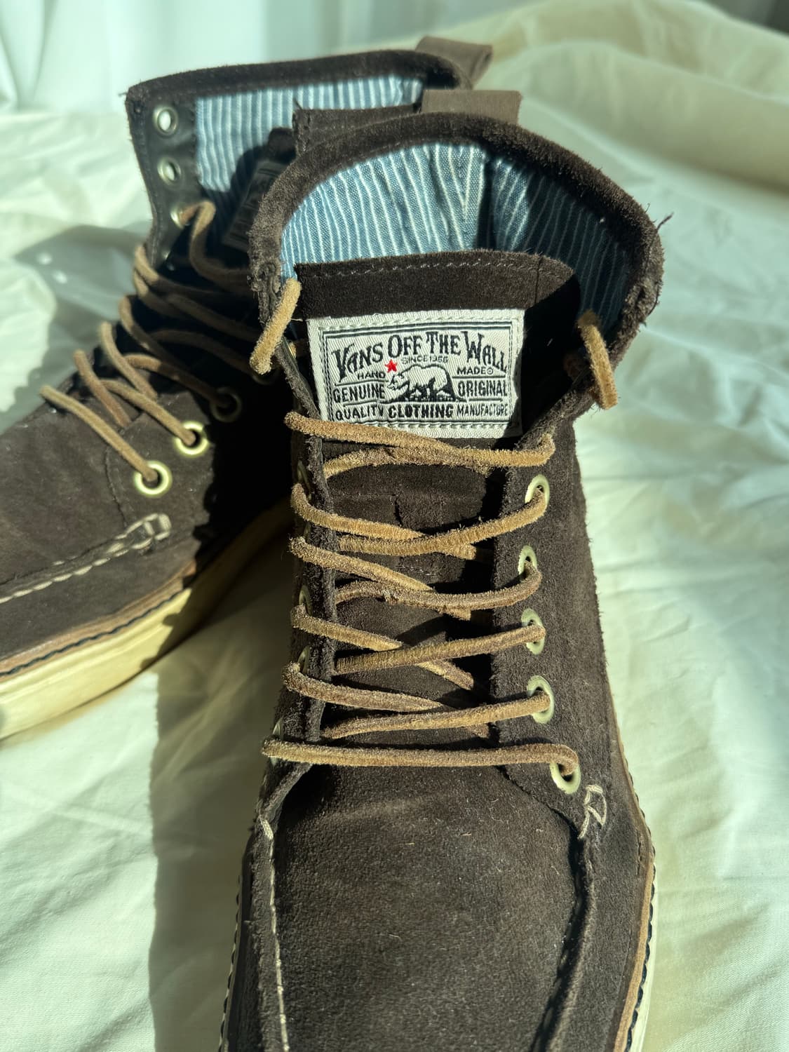 반스 브라운 스웨이트 하이탑 스니커즈 상품이미지2