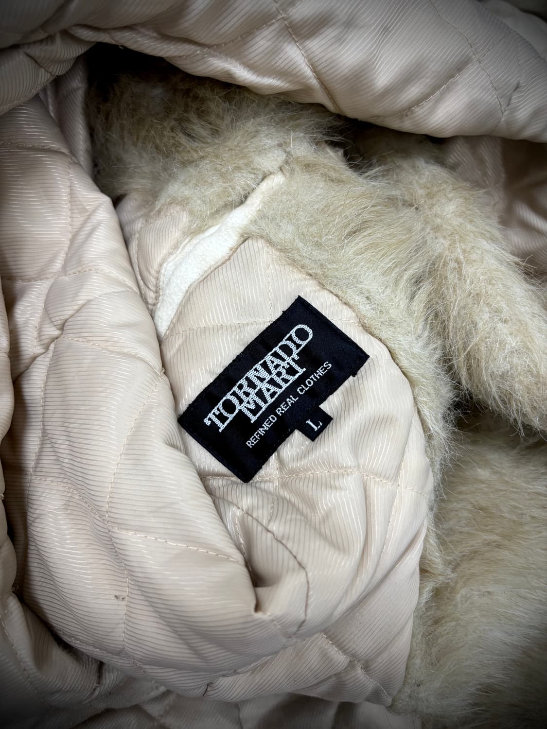 00’s V-Kei Archive Beige Fur Trimming Ja 상품이미지8