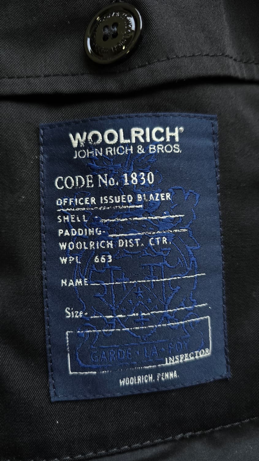 WOOLRICH 울리치 울 블레이져 XL 싸이즈 상품이미지5