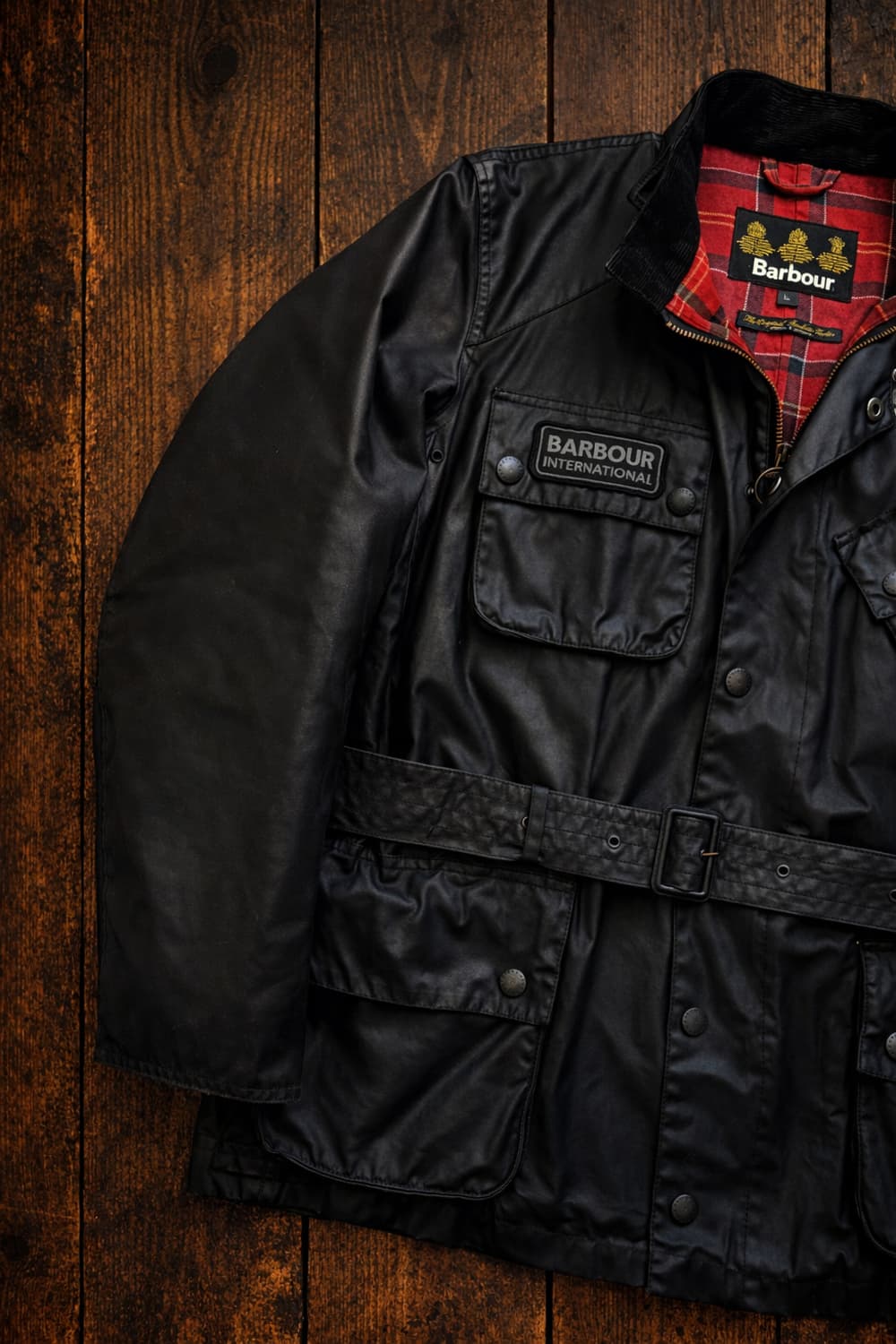 바버 인터네셔널 Antique 자켓 L 상품이미지3