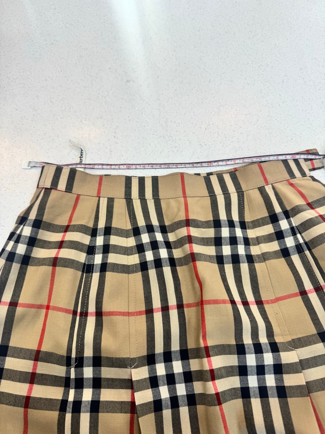 버버리 노바체크 치마 25인치 상품이미지2