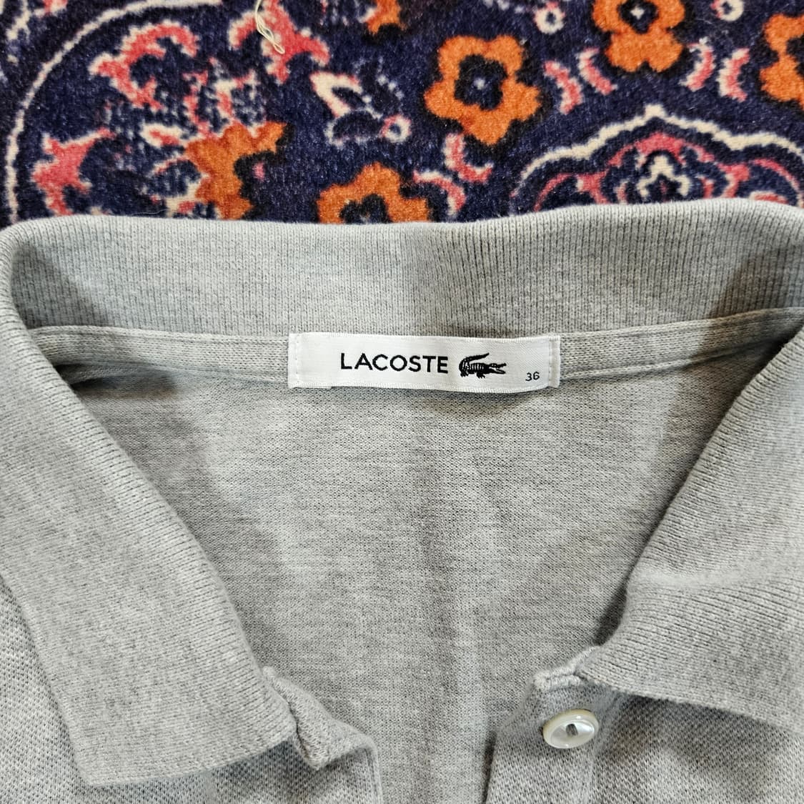 라코스테(Lacoste) 슬림핏 PK 카라 미니 원피스 36size 상품이미지6