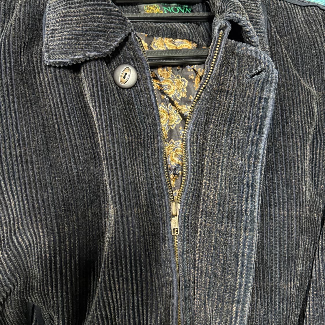 VTG 빈티지 코듀로이 골덴 집업 블루종 자켓 상품이미지6