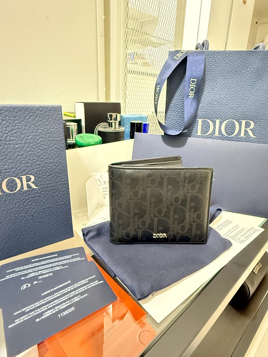 (정품) 디올오블리크 갤럭시 반지갑 상품이미지1