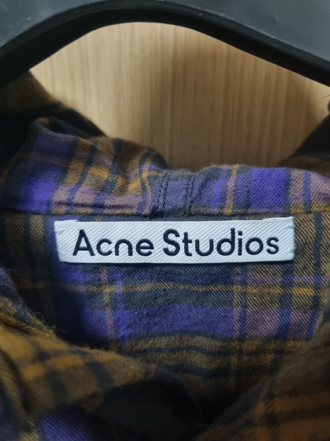 아크네스튜디오 체크 후드셔츠 50사이즈 상품이미지9