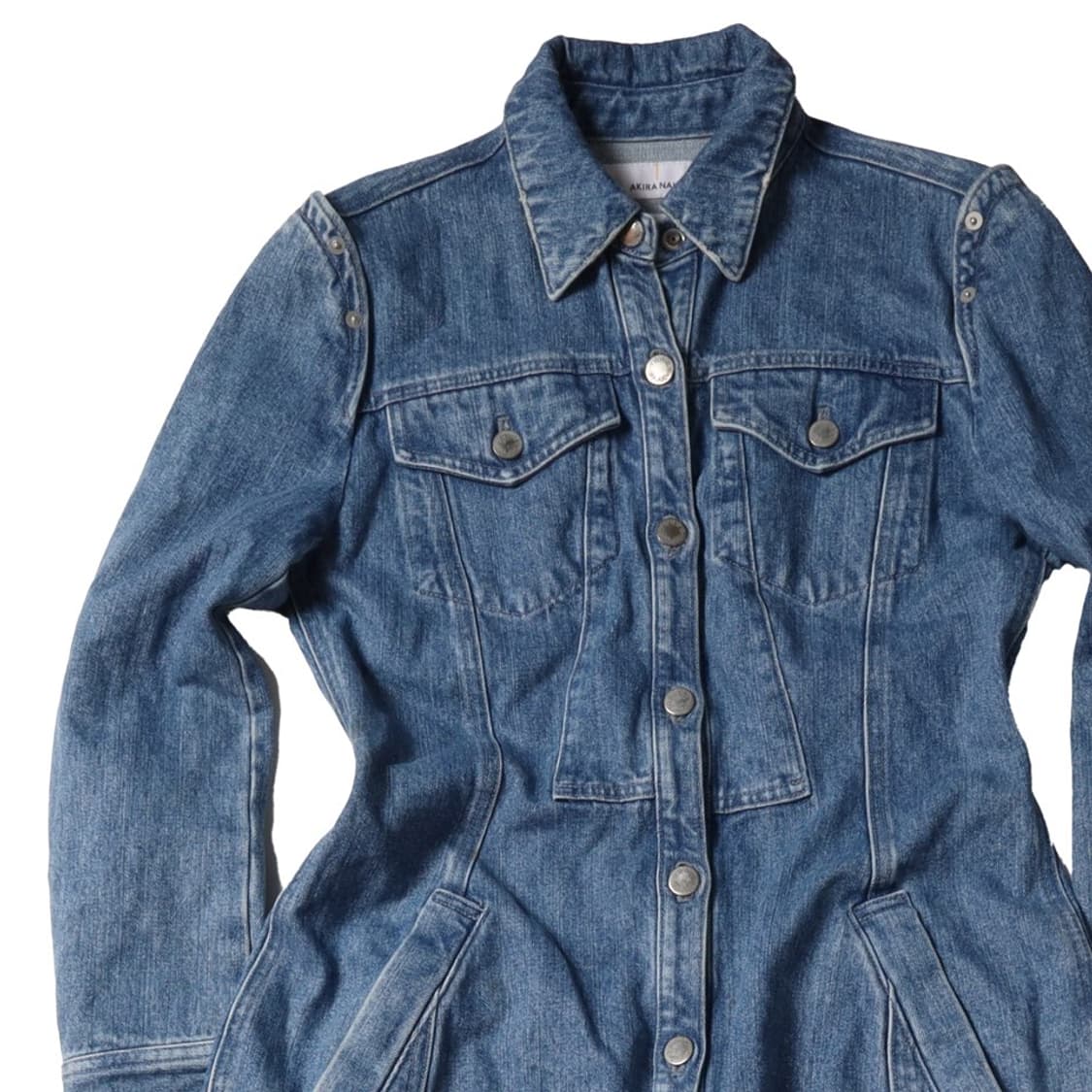 아키라 나카 Akira Naka Denim Button Up Dress  상품이미지2
