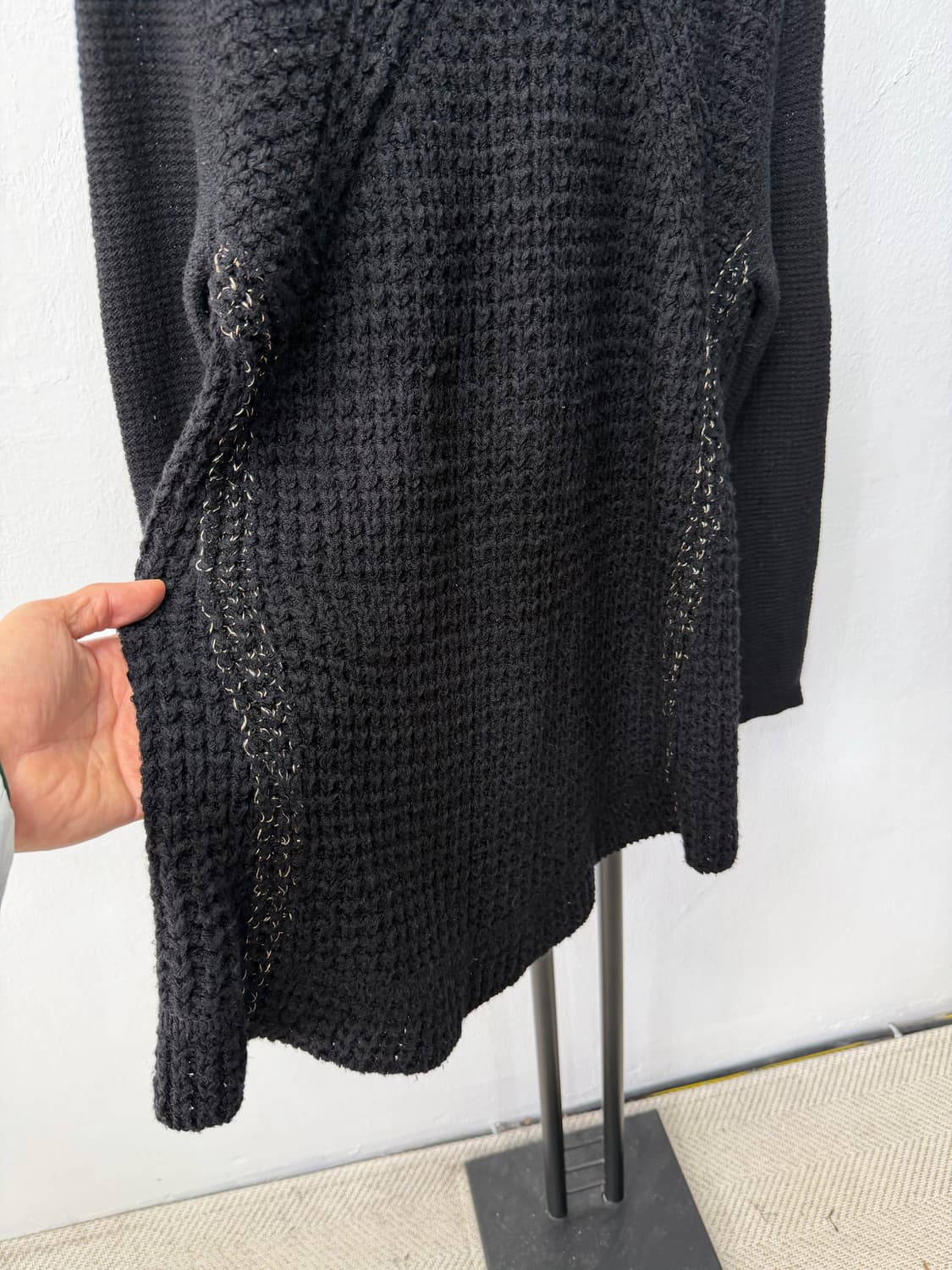 정품) SYSTEM 시스템 한섬 크로셰 니트 스웨터 90 F 상품이미지4