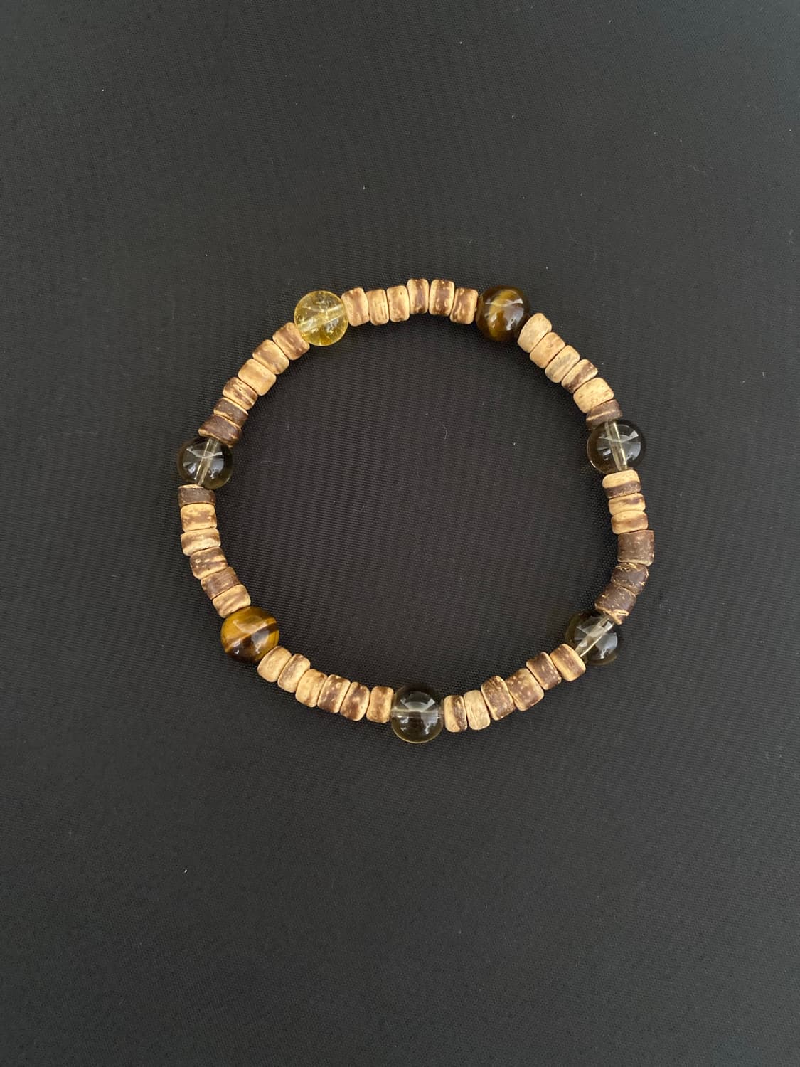 빈티지 우드& 원석 팔찌 상품이미지1