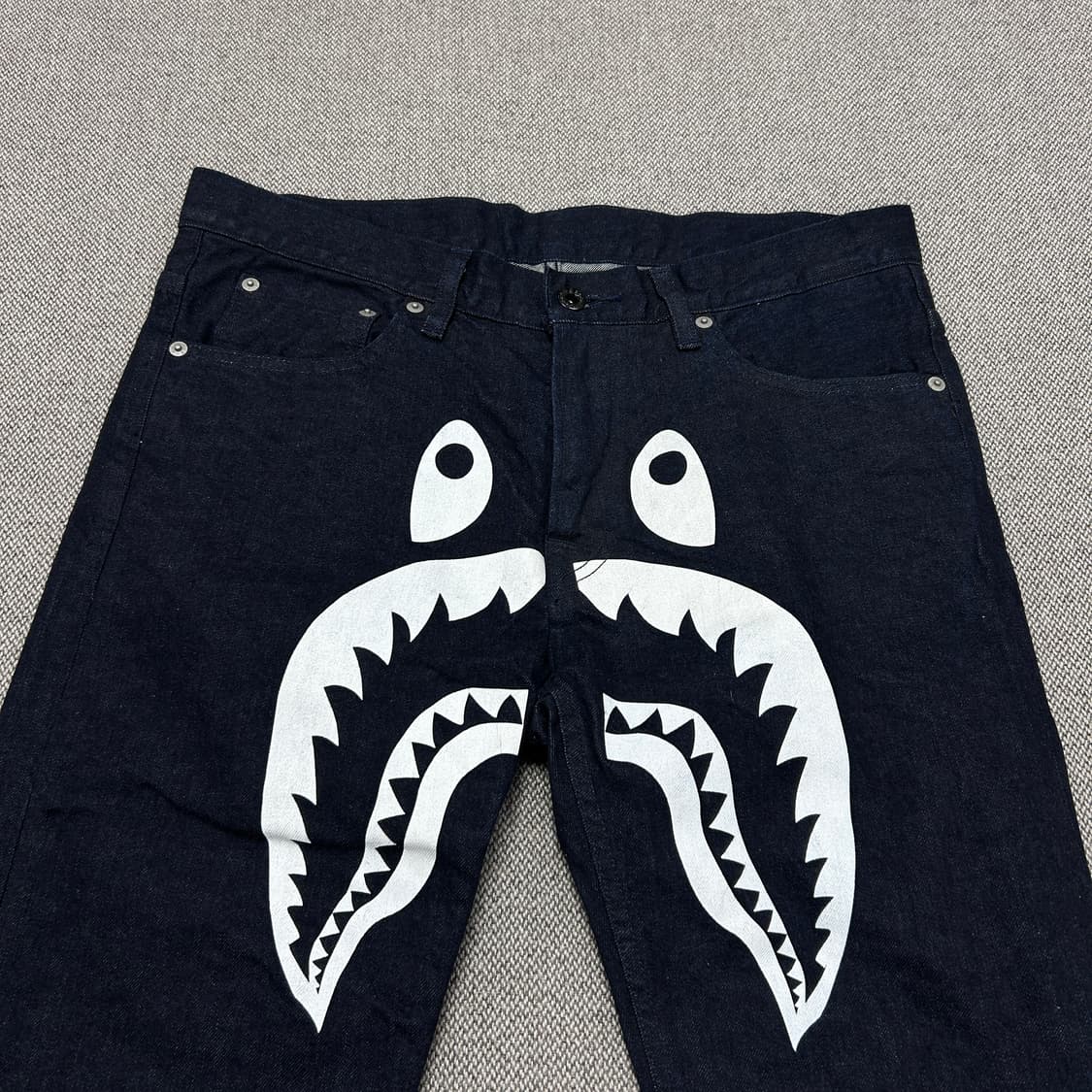 베이프 빅샤크 생지 데님팬츠(L) 상품이미지2