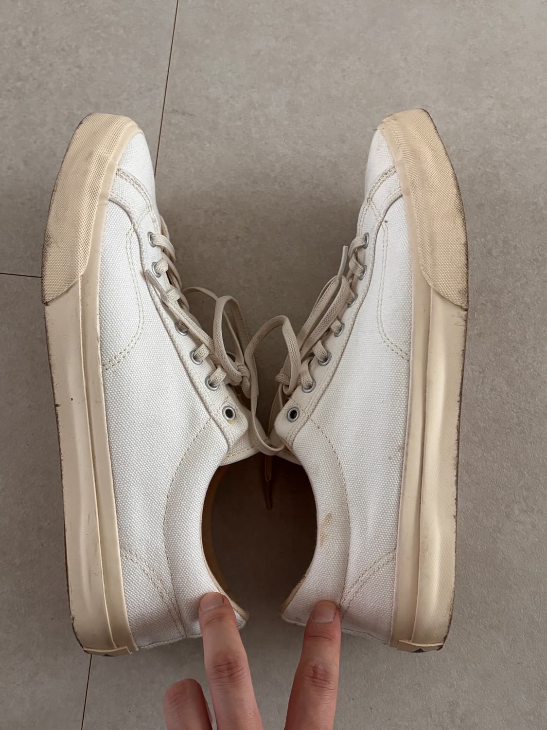 Catch Ball Offwhite canvas Sneakers US11 상품이미지4