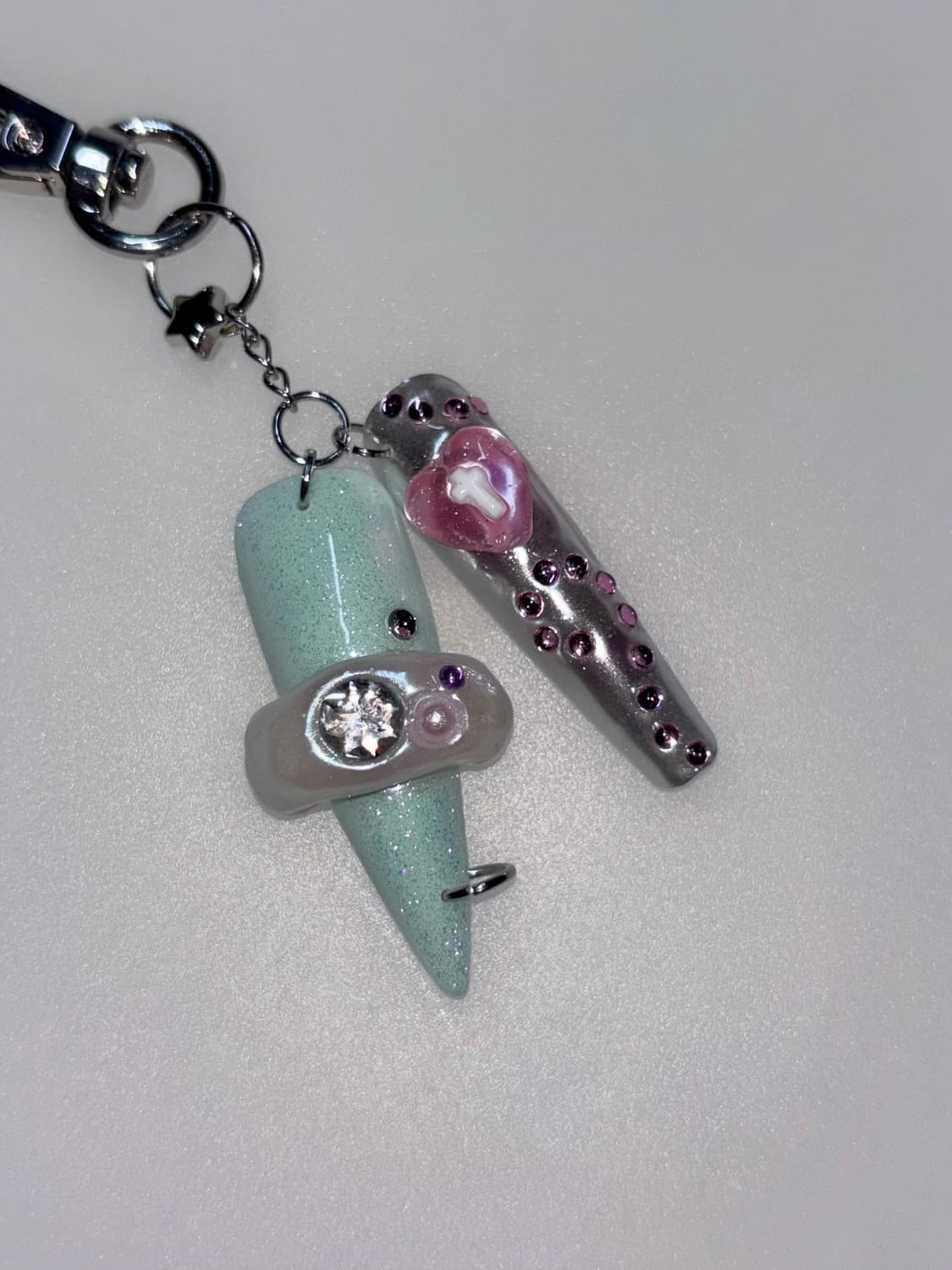 네일 팁 키링 nail tip keyring 상품이미지1