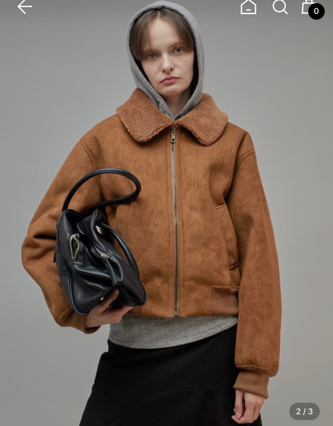 프롬웨얼 스웨이드 무스탕 상품이미지5