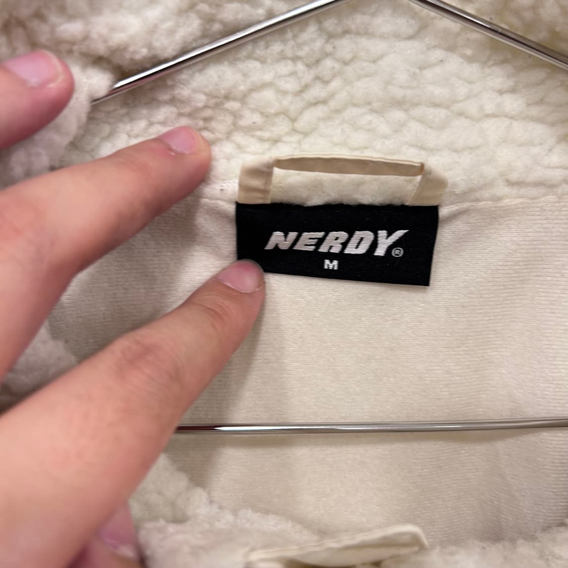 널디 러버와펜 포켓 뽀글이 하이넥 플리스 상품이미지3