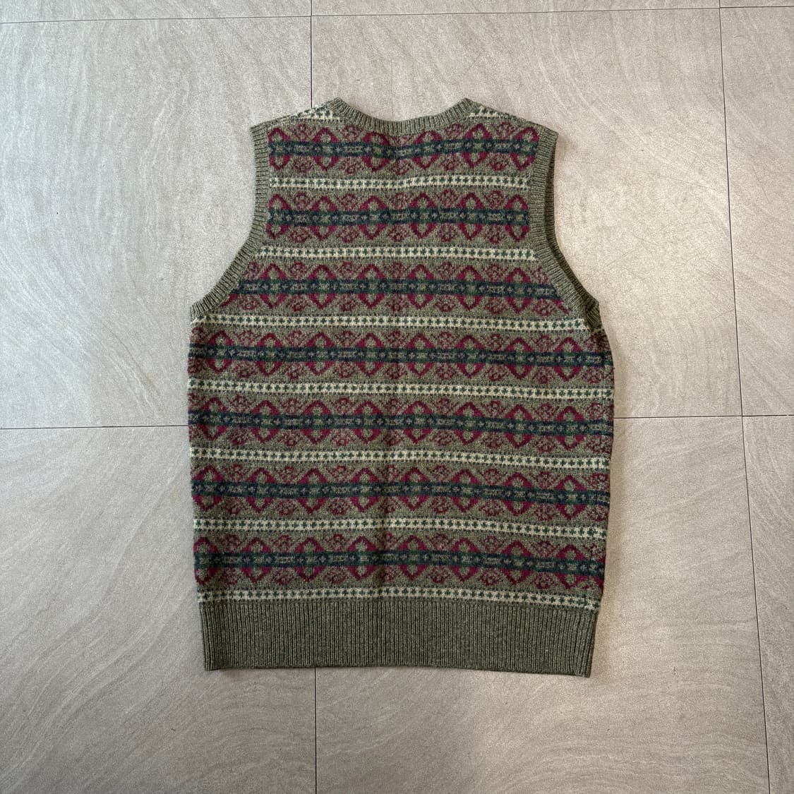 폴로 정품 페어아일 니트 조끼 상품이미지7