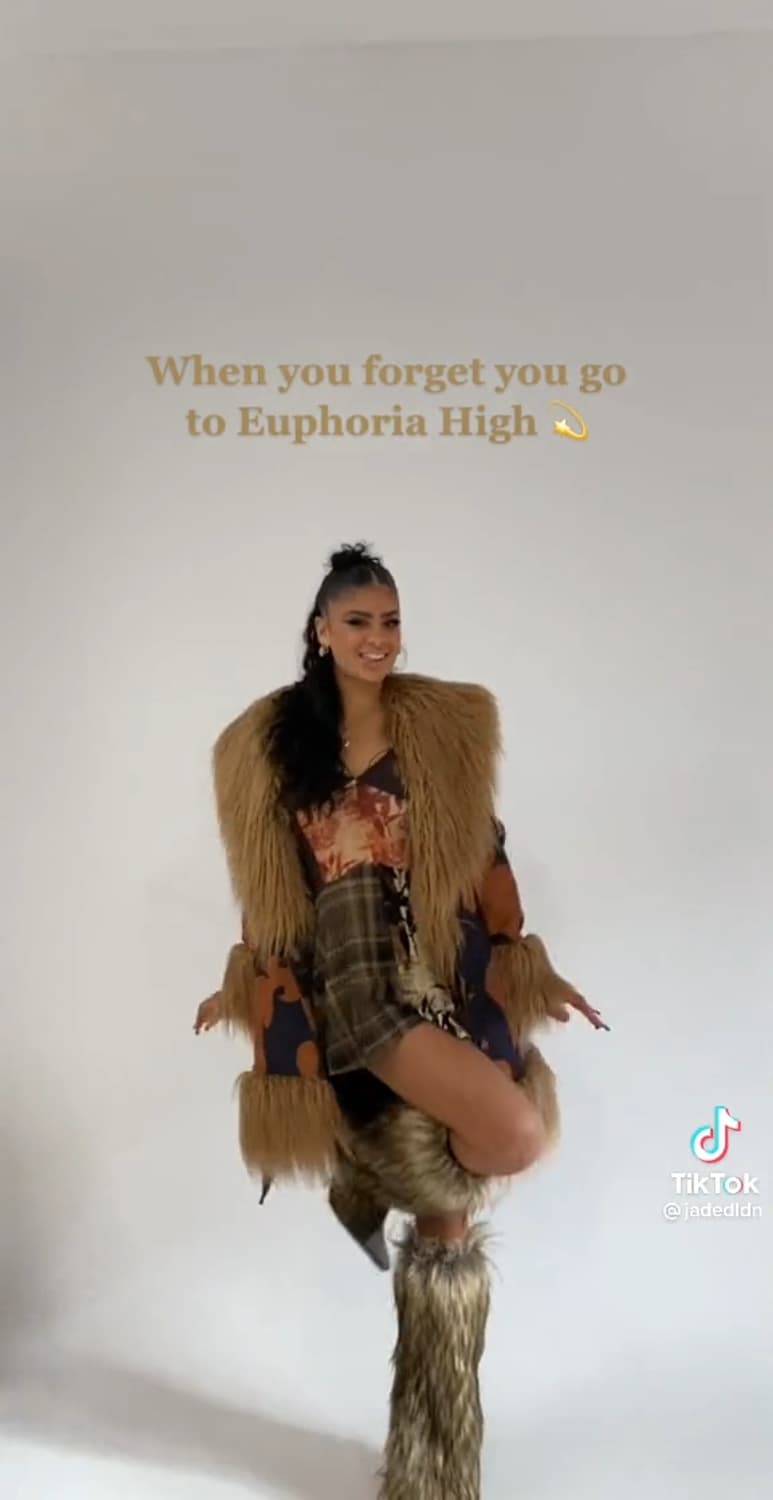 새상품) 영국브랜드🇬🇧 Jaded London 예티 퍼 레그워머 상품이미지4