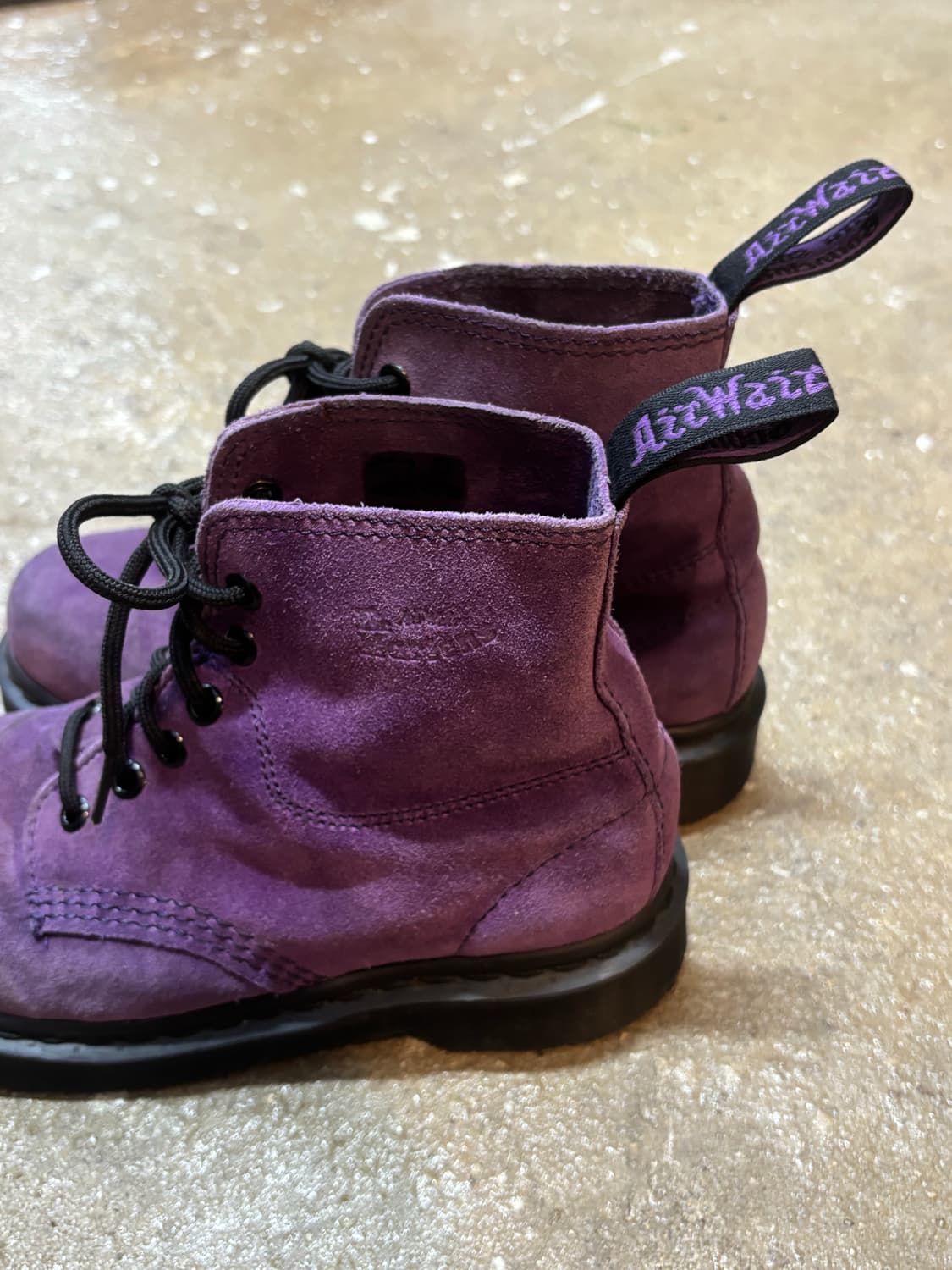 닥터마틴 6홀 빈티지 스웨이드 퍼플 상품이미지7