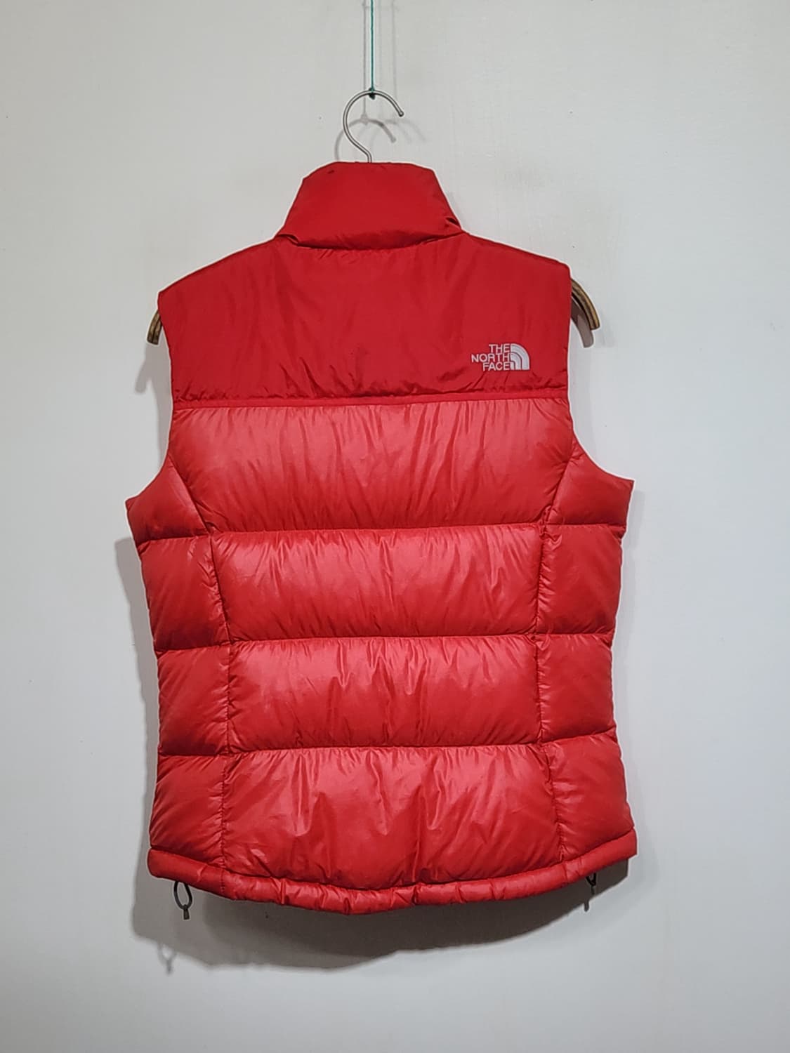 (M) 노스페이스 눕시 패딩조끼 빨강 거위털 700 구스다운 베스트  상품이미지8