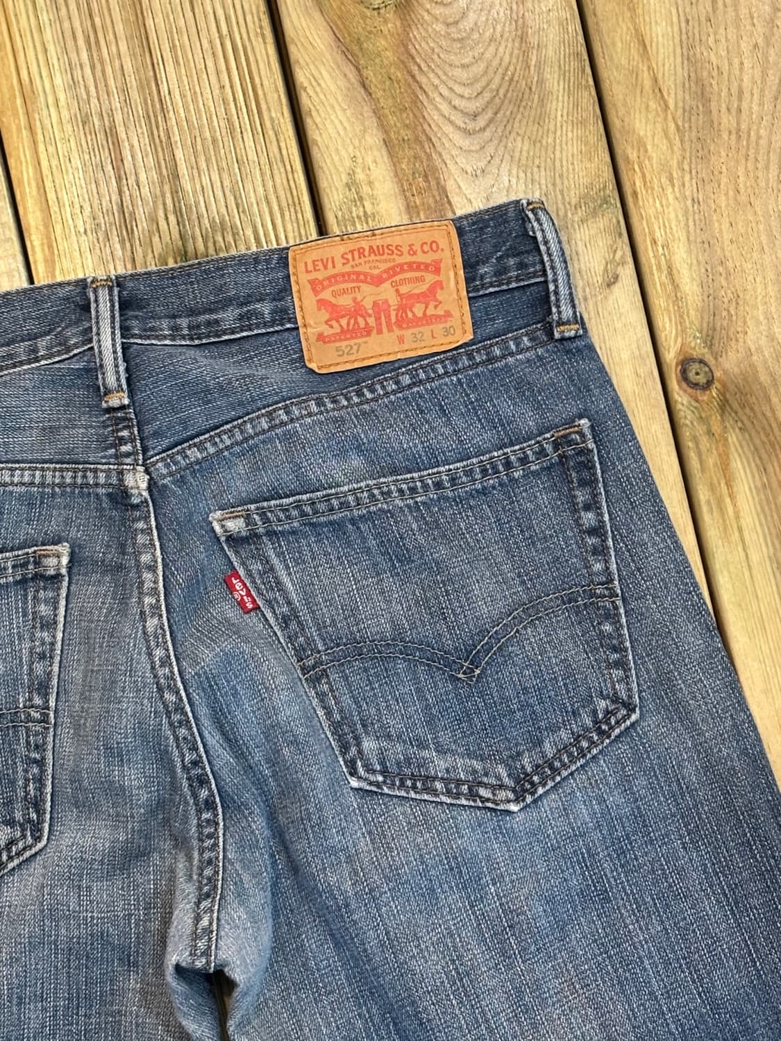 Levi’s 527 로우 부츠컷 데님 팬츠 빈티지 워시 상품이미지9