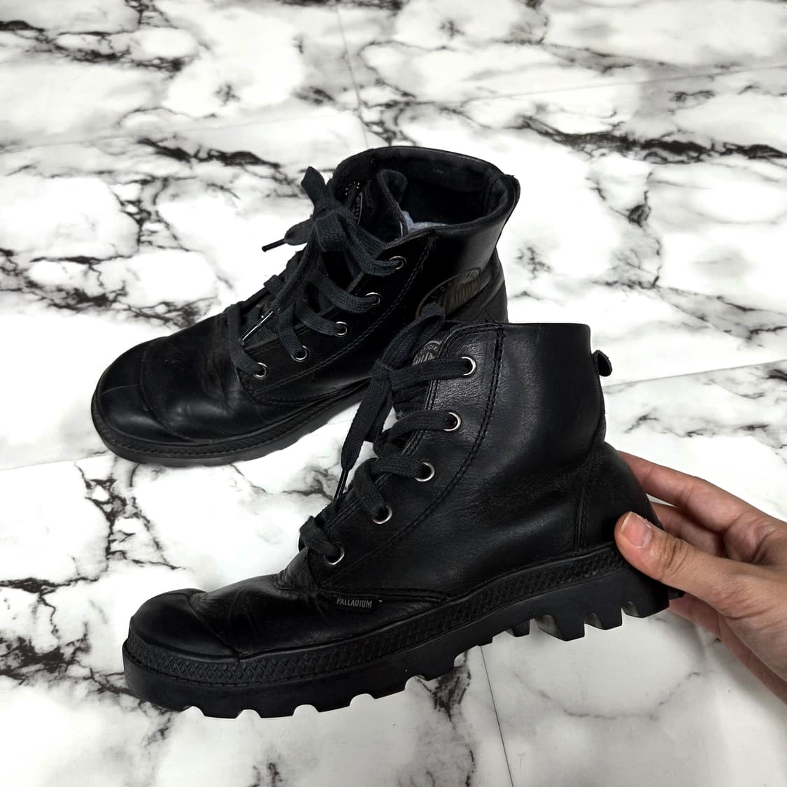 Palladium 팔라디움 가죽워커 y2k워커 상품이미지2