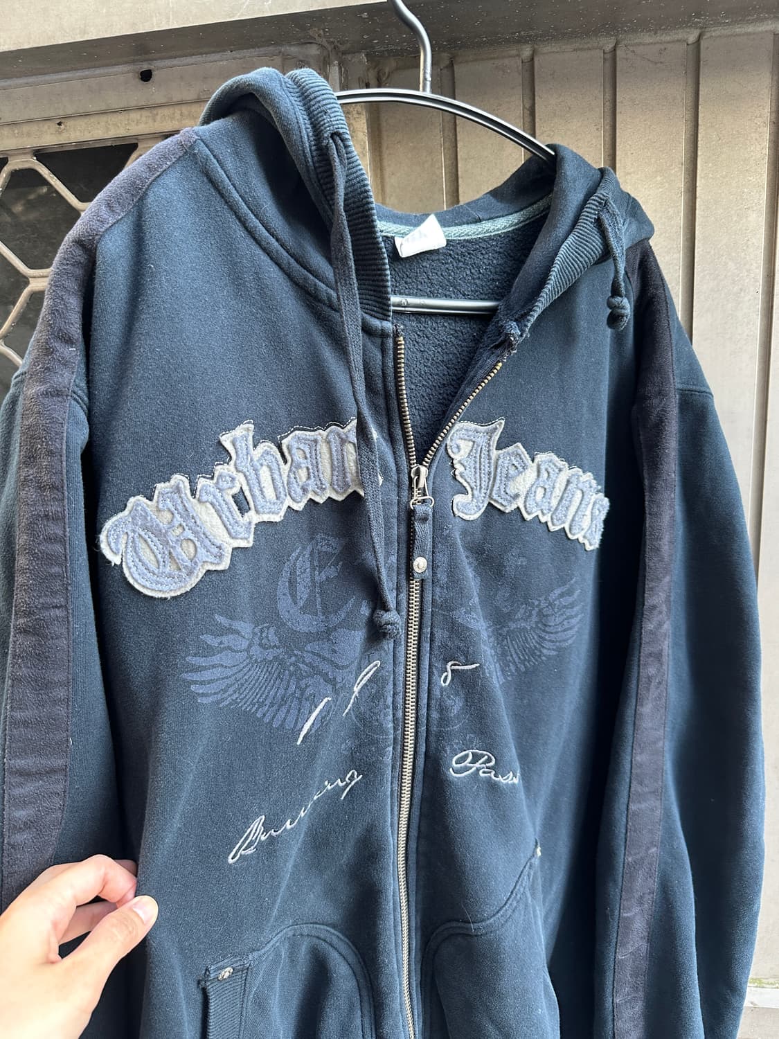 INTOIN gothic wing printing hood zip up  상품이미지4