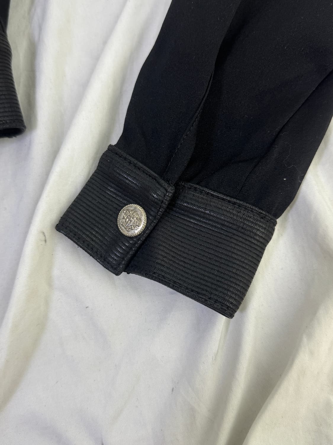 90s 베르사체 진스 꾸뛰르 바이커 자켓 y2k 상품이미지6