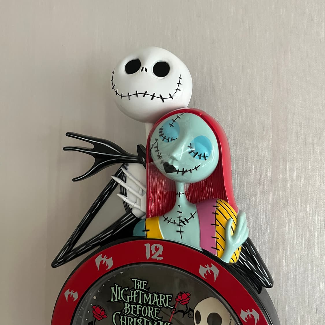 초희귀) 크리스마스의 악몽 벽시계 잭 스켈링턴 상품이미지2