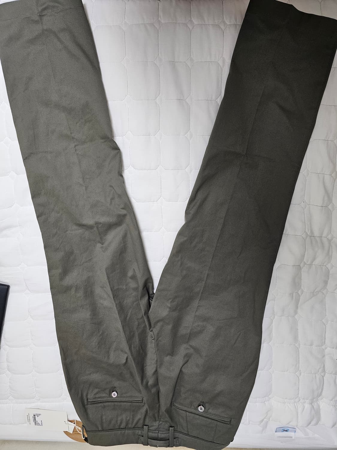 라이즈앤빌로우 26SS 수피마 265치노 올리브색/택포함 새상품 상품이미지5