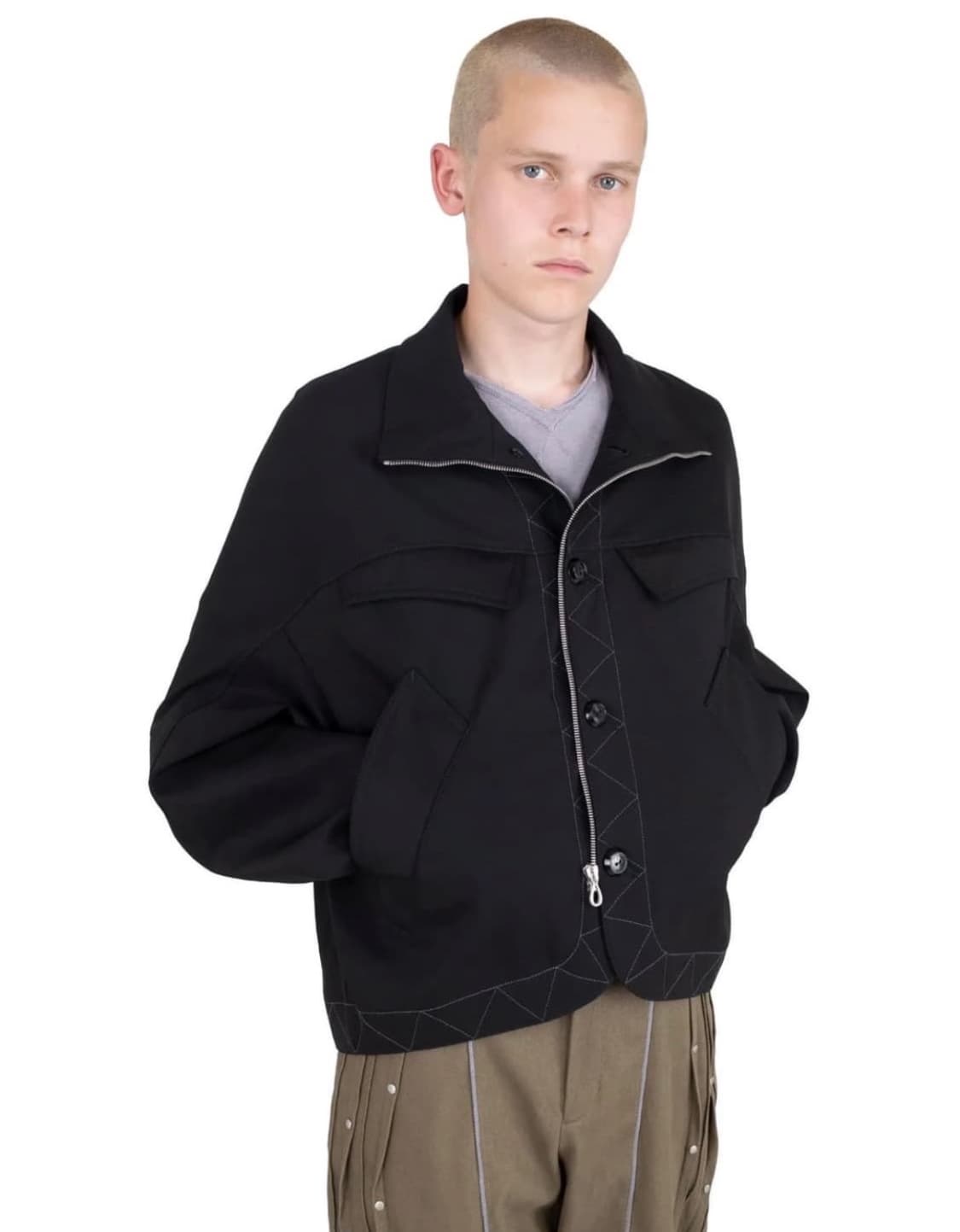 [48] 키코 코스타디노브 잭라이트 자켓 블랙 상품이미지1