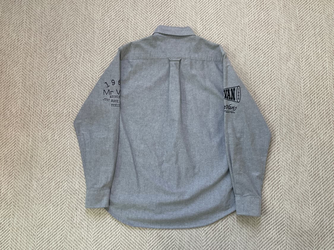 00s van 반 1966 프레피 아이비 서츠  J03983 상품이미지5