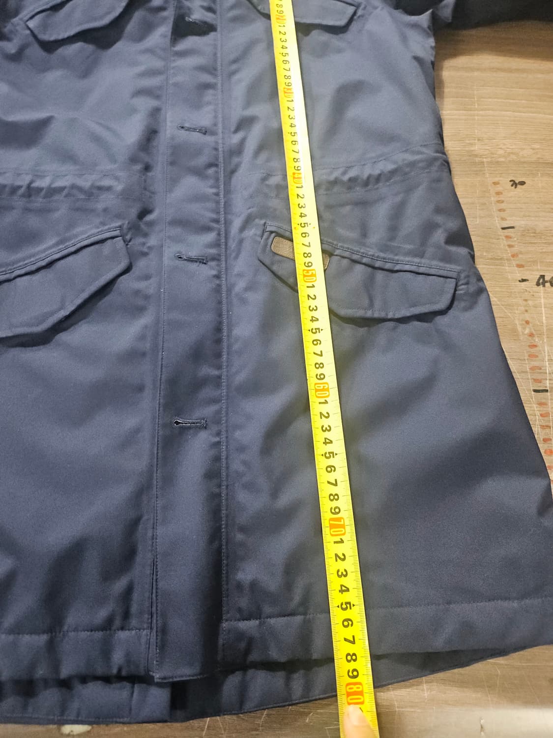 아이더 네이비 후드 야상 롱 점퍼  L 상품이미지9