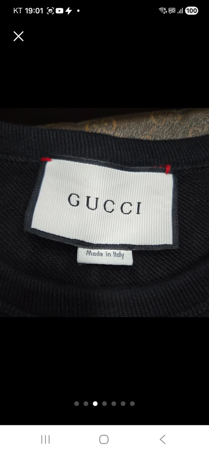 구찌 스네이크 맨투맨 남.녀.공용 상품이미지3