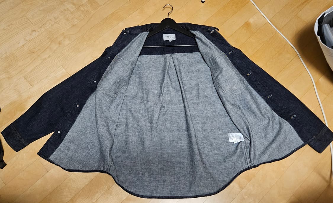 칼하트윕 링컨 셔츠 자켓 블루 린스드 상품이미지3
