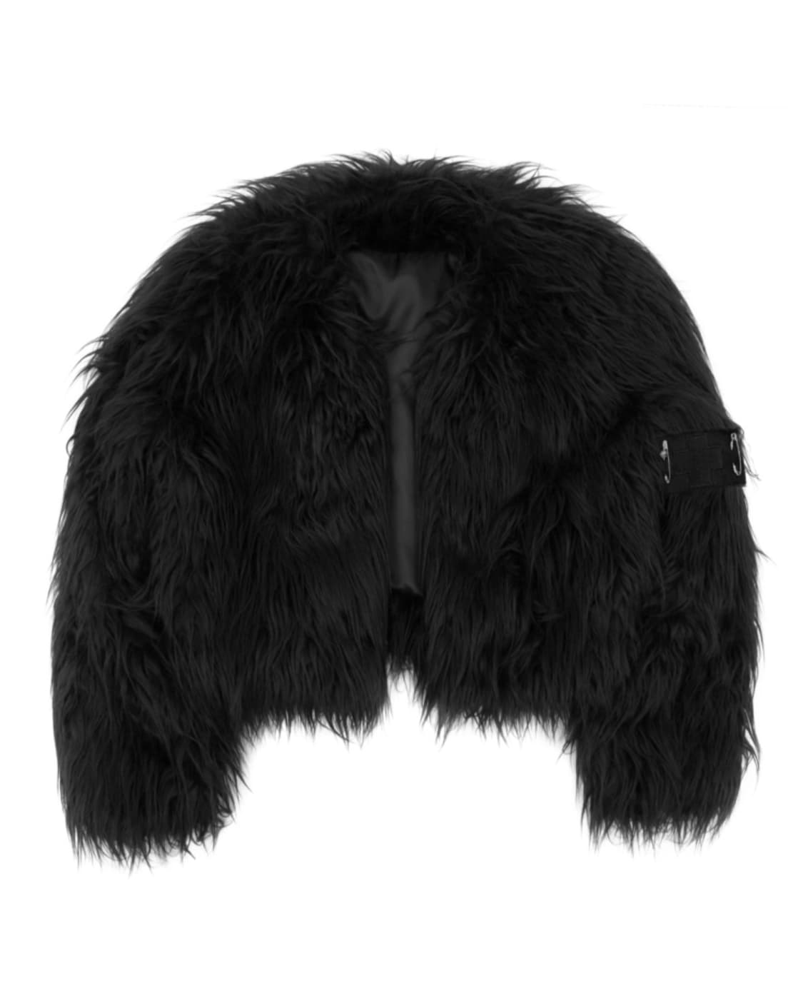 604service FUR JACKET WITH ARMY PATCH BL 상품이미지1