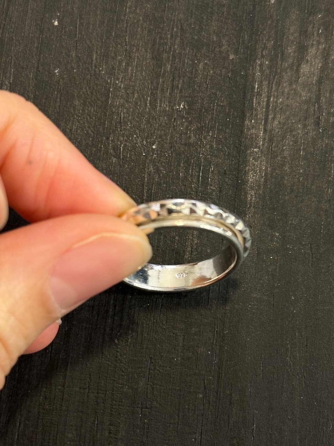 Spine Spin 925Silver Ring 상품이미지2