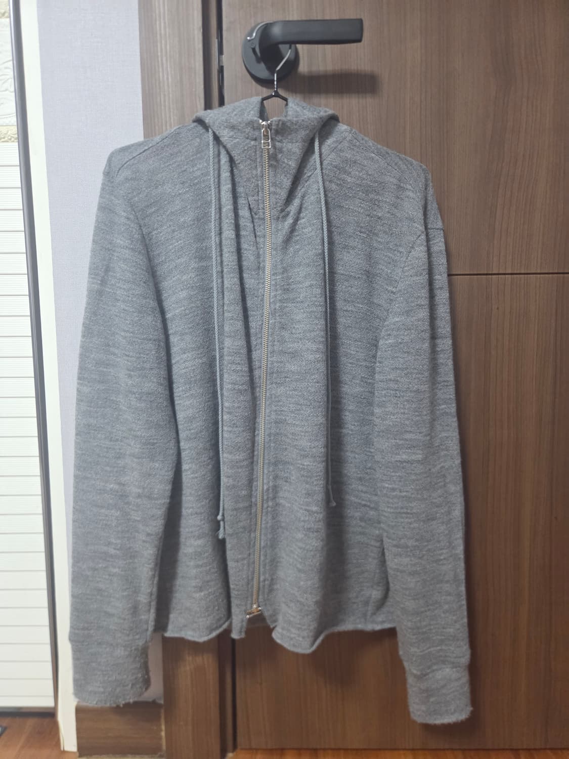 토니웩 라이트 울 후드 집업 자켓 그레이 M사이즈 상품이미지1