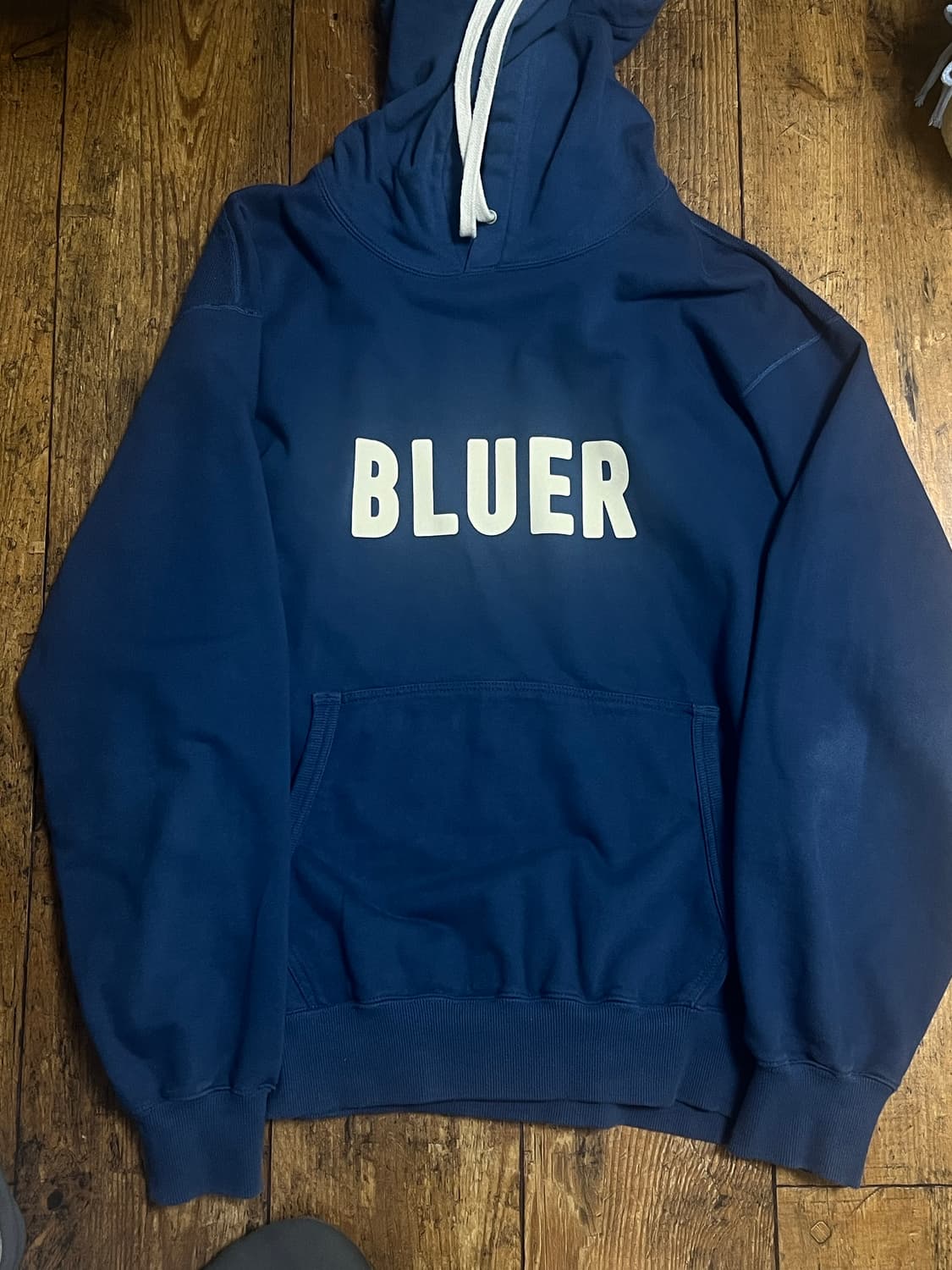 네이머클로딩 후드티 XL BLUER TEAM HOODIE DUSTY BL 상품이미지1