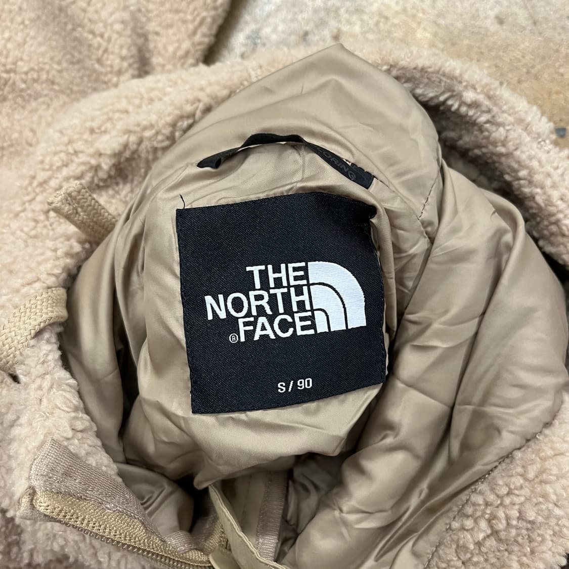 [정품/S] 노스페이스 후리스 후드 집업 베이지 b8 상품이미지5