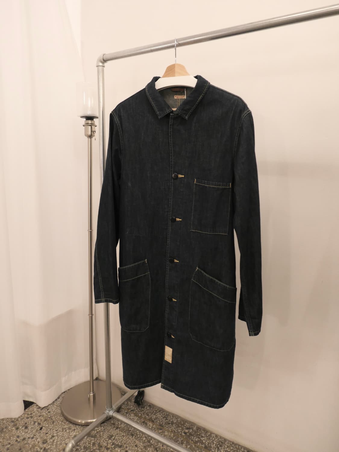 캐피탈 데님 코트 상품이미지1