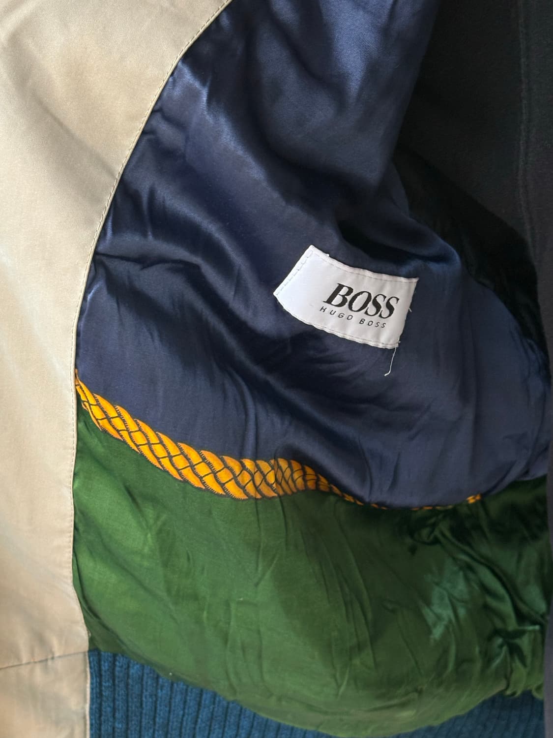 80s Hugo Boss 봄버 자켓 상품이미지6