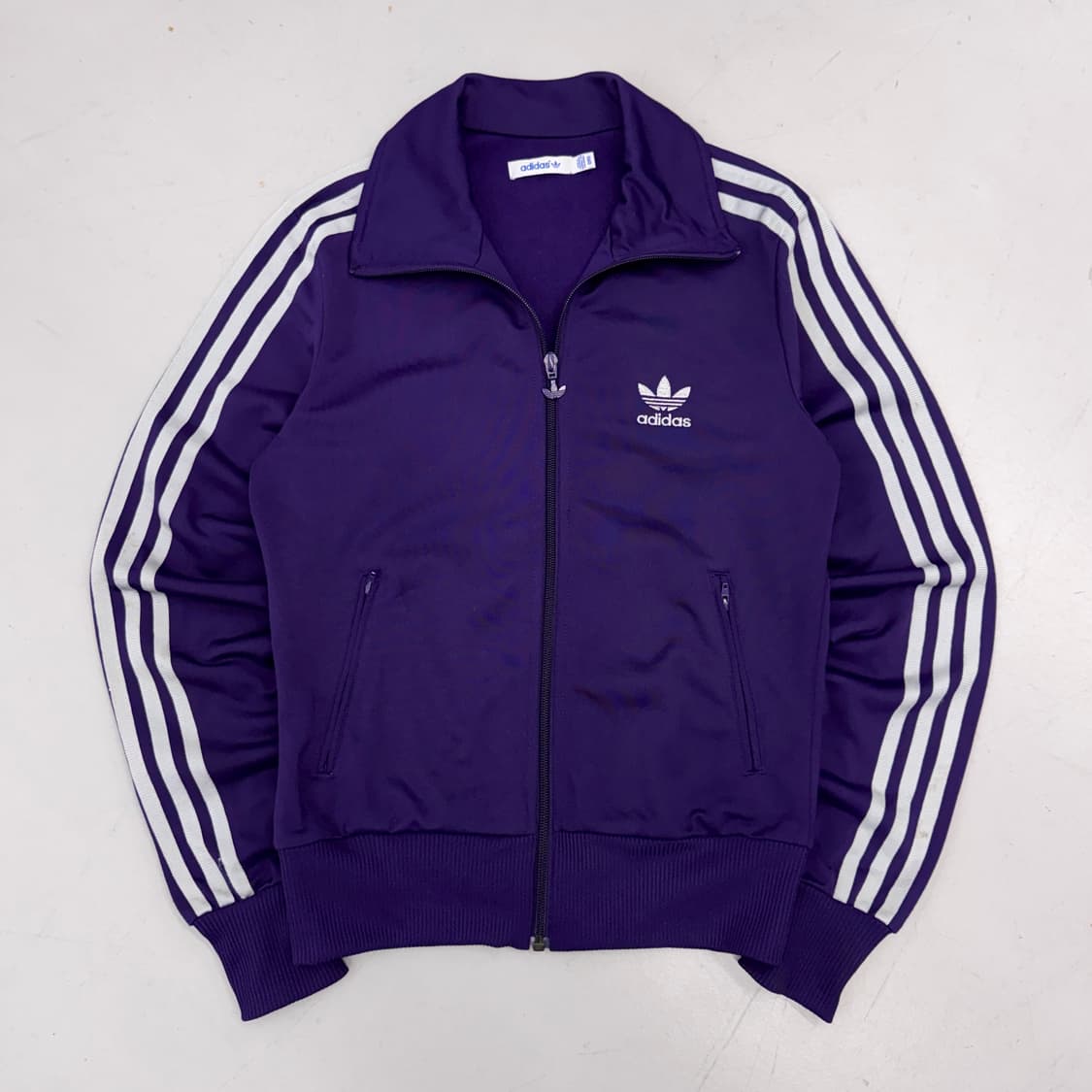 아디다스 빅로고 파이어버드 퍼플 실버 트랙탑 져지 상품이미지2