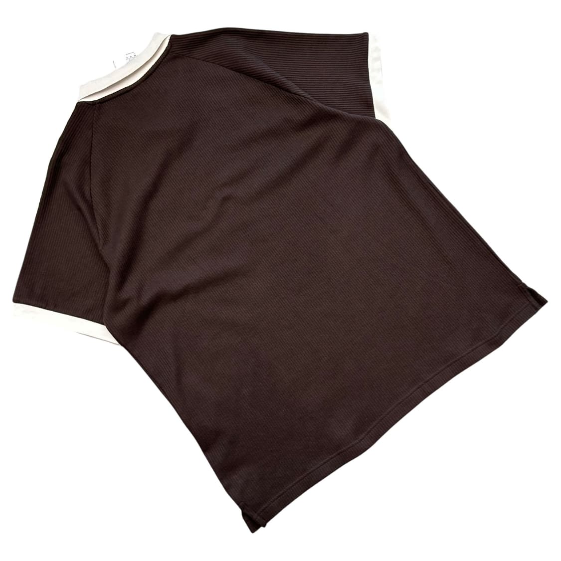 [2XL] 아디다스 와플 폴로 카라 반팔 티셔츠 브라운 A242 상품이미지2