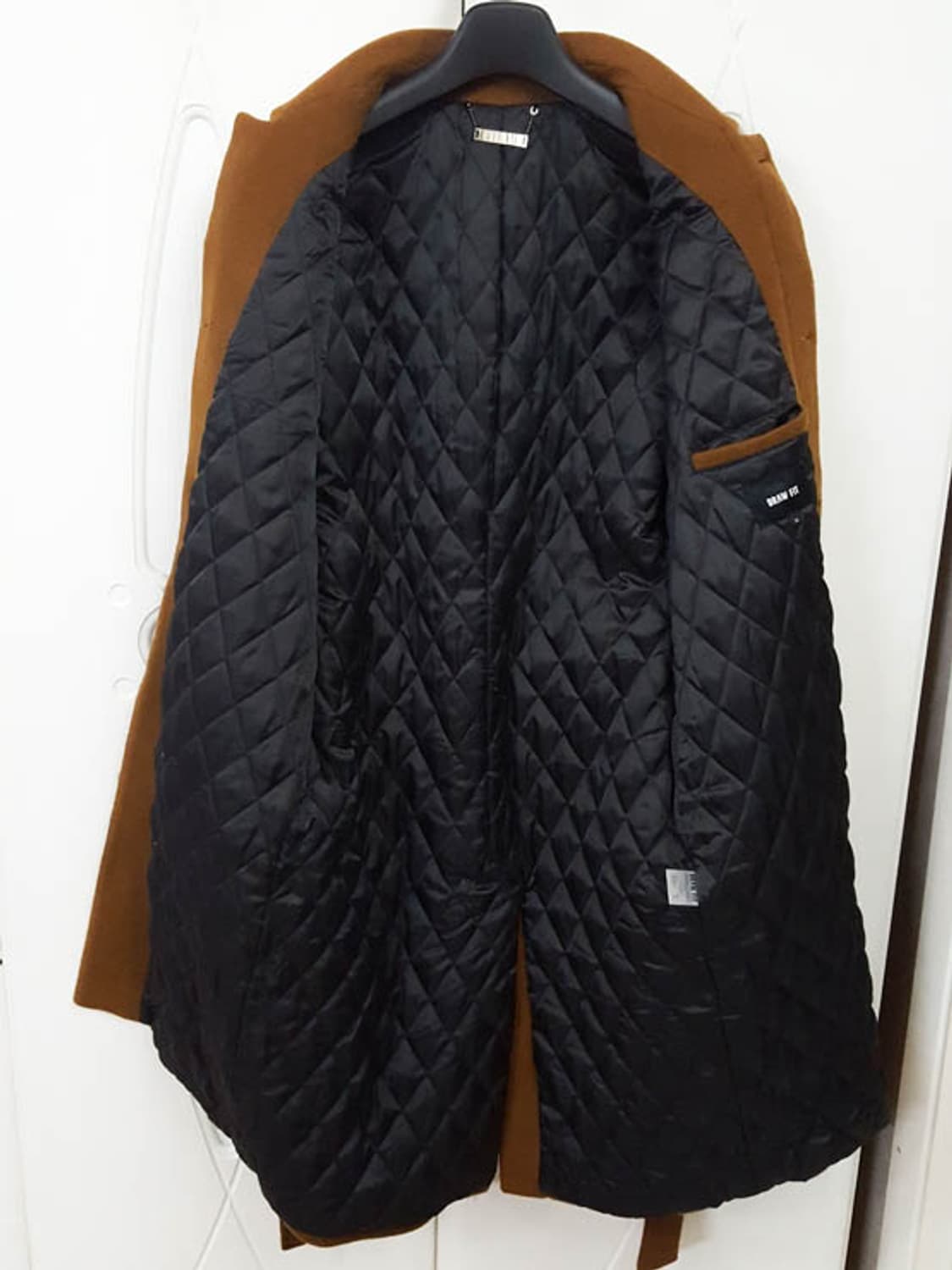 드로우핏 남성 캐시미어 발마칸 코트 브라운 M 상품이미지4