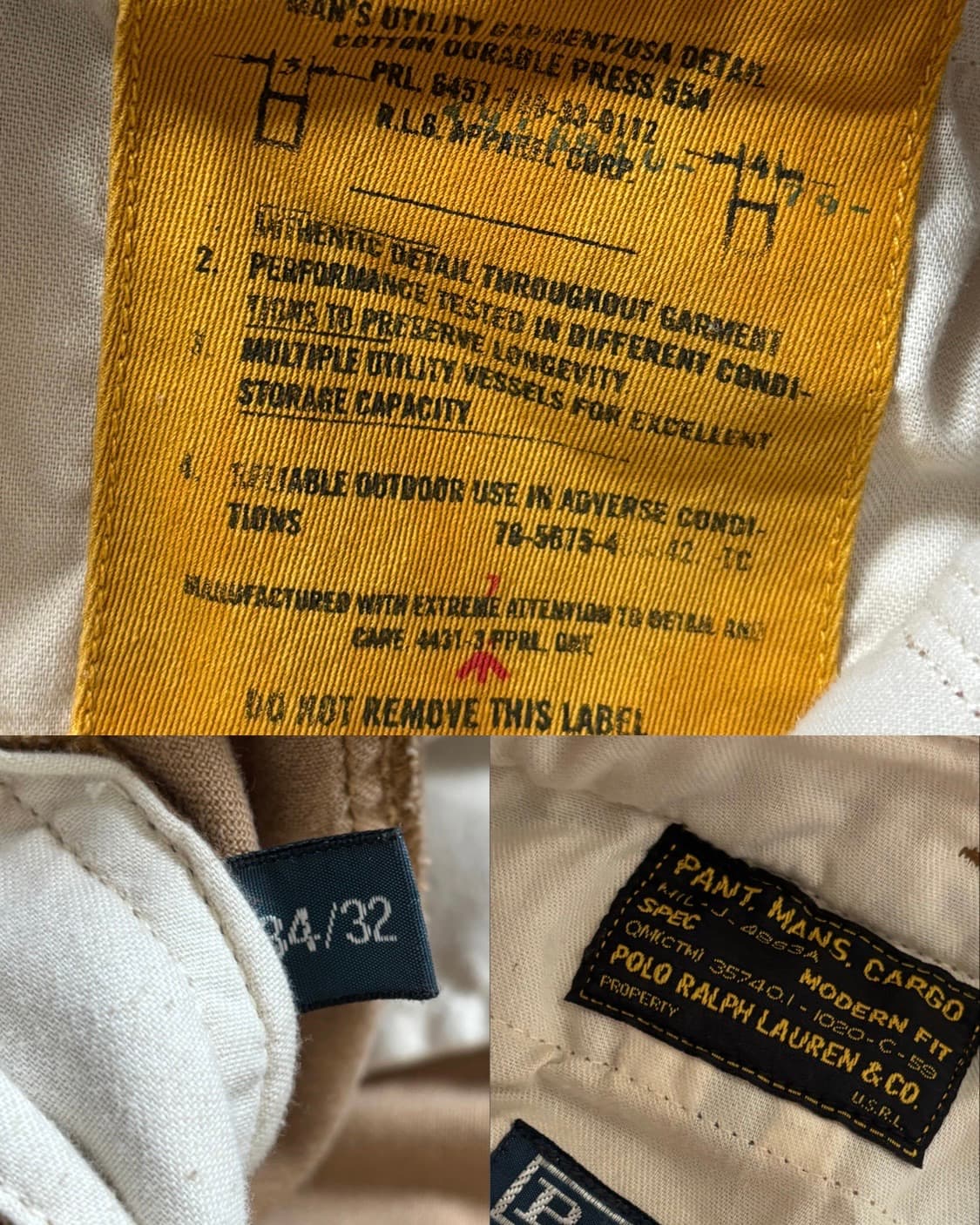 Polo 폴로 랄프로렌 베이지 카고 팬츠 상품이미지9